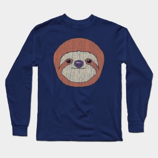 sloth face Long Sleeve T-Shirt